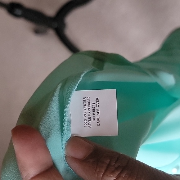 Seafoam green blouse by NY collection. Size small. - Picture 7 of 8